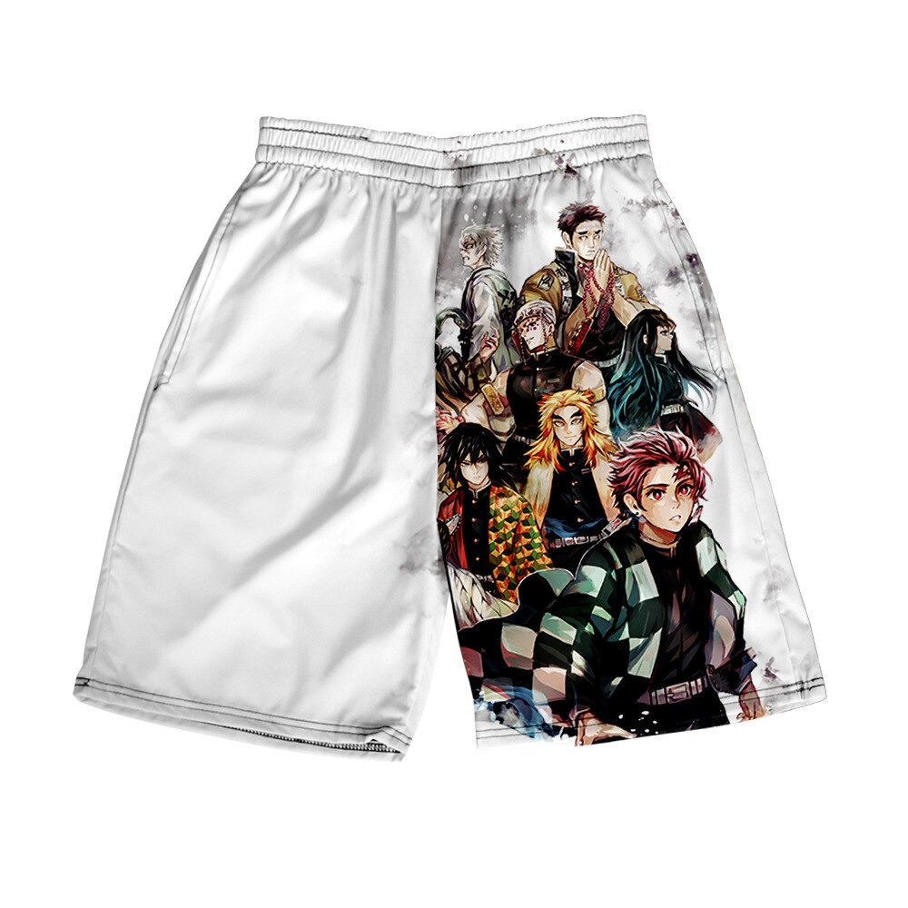 Demon Slayer 3D Printed Shorts