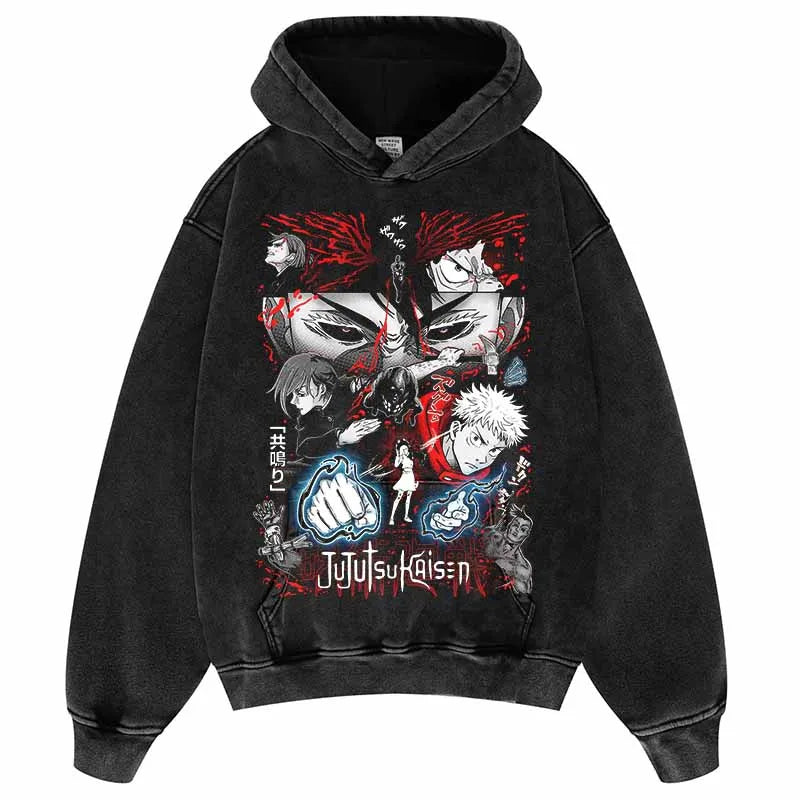 This Hoodie celebrates the beloved Jujutsu Kaisen Series, ideal for both Autumn And Winter. | If you are looking for more Jujutsu Kaisen Merch, We have it all! | Check out all our Anime Merch now!