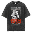 Anime TShirt Men Women Demon Slayer Manga Printed Tshirts 100%Cotton for Summer Harajuku Gothic Streetwear Casual Tops Tees, everythinganimee