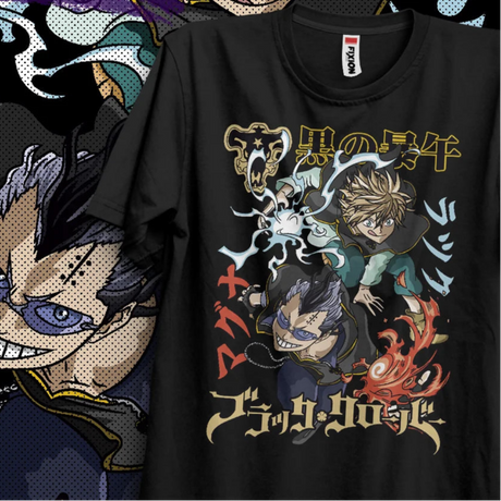 This tee captures the magic of Asta & Yami Sukehiro. If you're looking for more Black Clover merch, we have it all! Check out our anime merch now—free shipping!