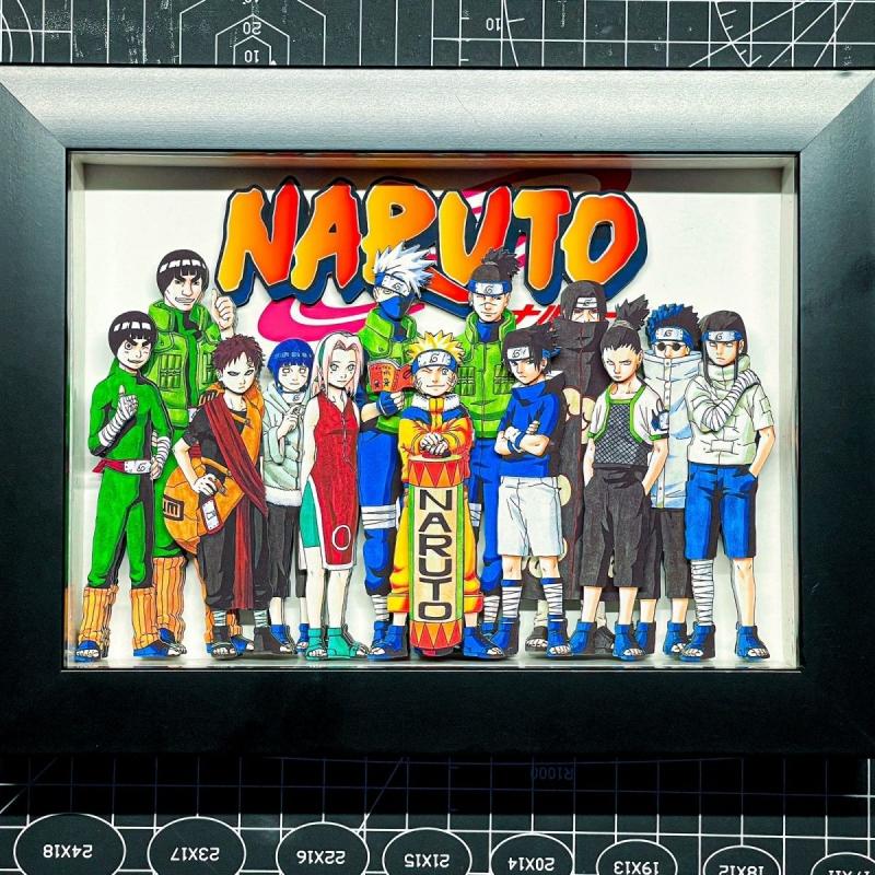 Naruto 3D Family Wall Decoration