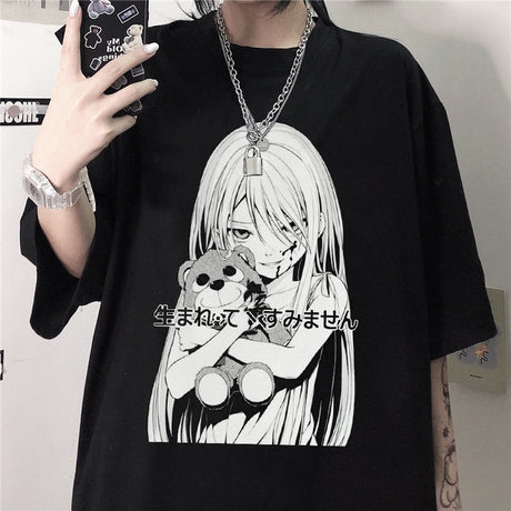 Express your unique anime style with our Apologetic Anime Girl Shirt. Here at Everythinganimee we have only the best anime merch! Free Global Shipping