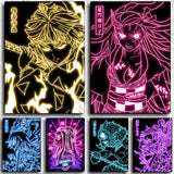 Neon Style Demon Slayer Posters