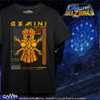 Here at Everythinganimee we have the best anime shirts in the world.
Harness the dual power of Gemini Saga and Kanon with this epic Knights of the Zodiac tee! Showcasing the iconic Golden Armor with intricate details, this shirt is perfect for fans of the legendary Gemini Saints from the Saint Seiya series. 