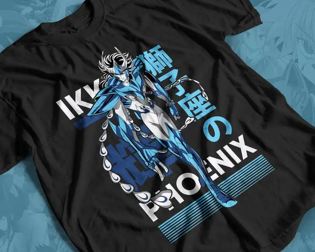 Immerse yourself in this striking Phoenix Tee, perfect for anime fans. Looking for more Saint Seiya merch? Explore our full collection of anime merch now!