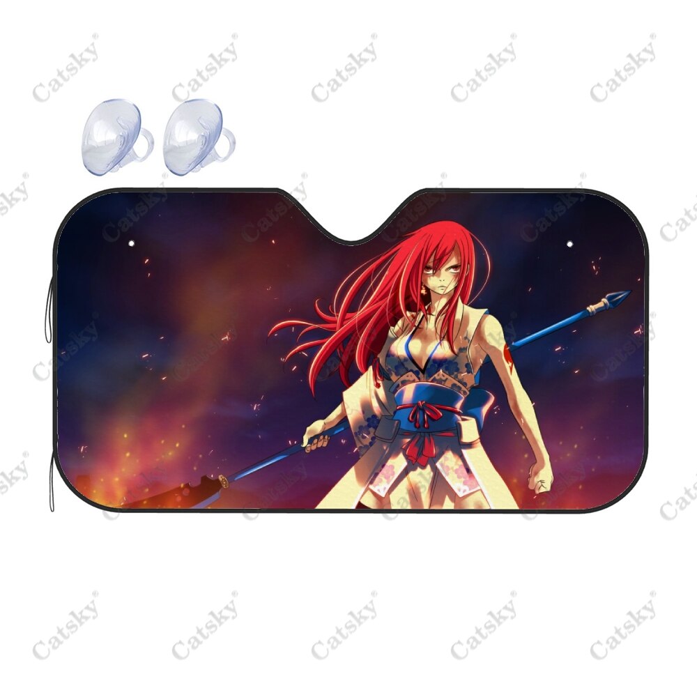 Erza Scarlet Fairy Tail Car Sun Visor