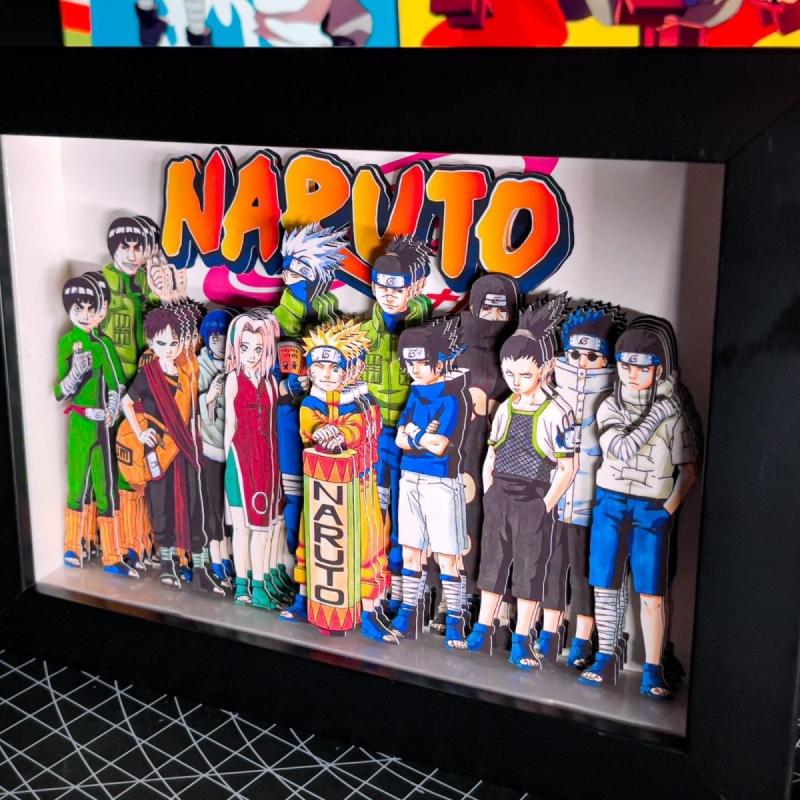 Naruto 3D Family Wall Decoration