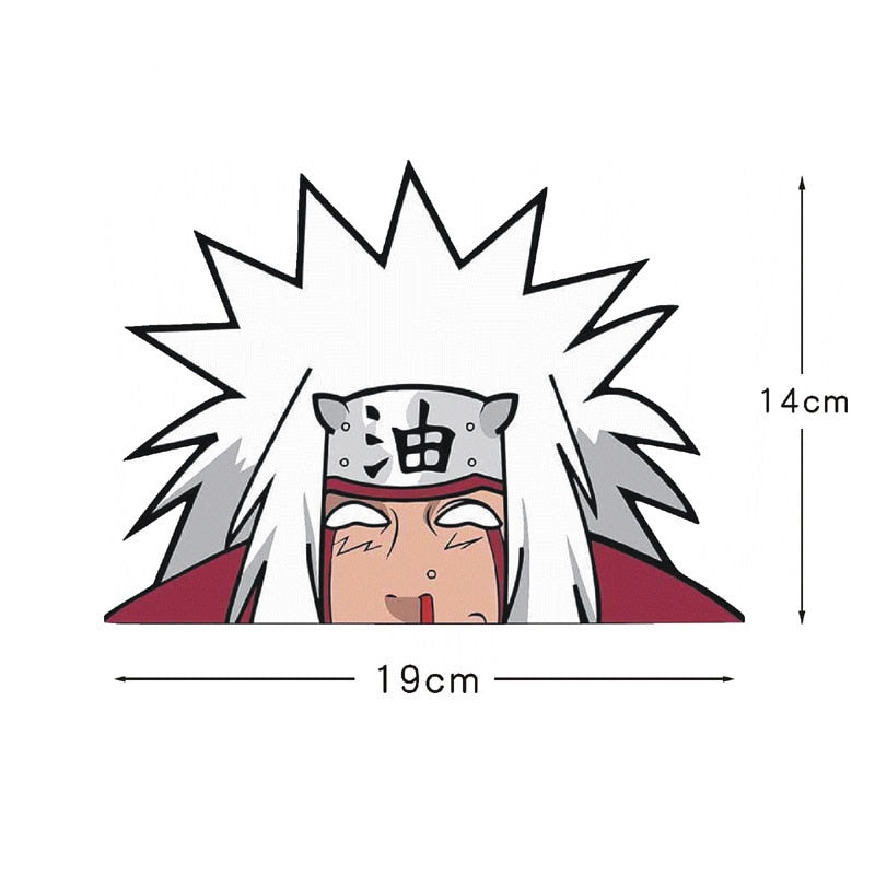 Naruto Peeker Car Stickers