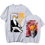 Immerse yourself in the world of Bleach with this sleek and trendy T-shirt. If you are looking for more Bleach Merch, We have it all!| Check out all our Anime Merch now.