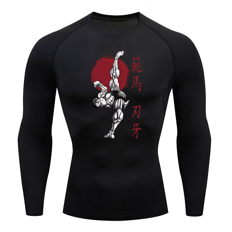 Baki Compression Long Sleeve Shirts