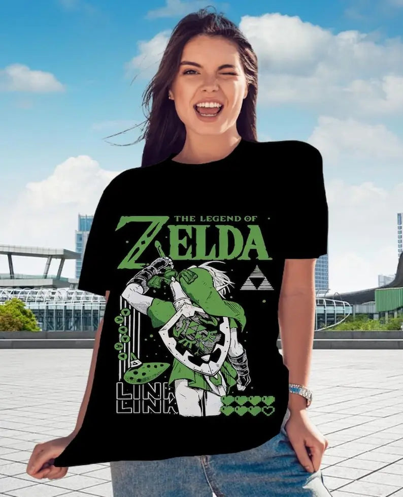 Link in Action Tee