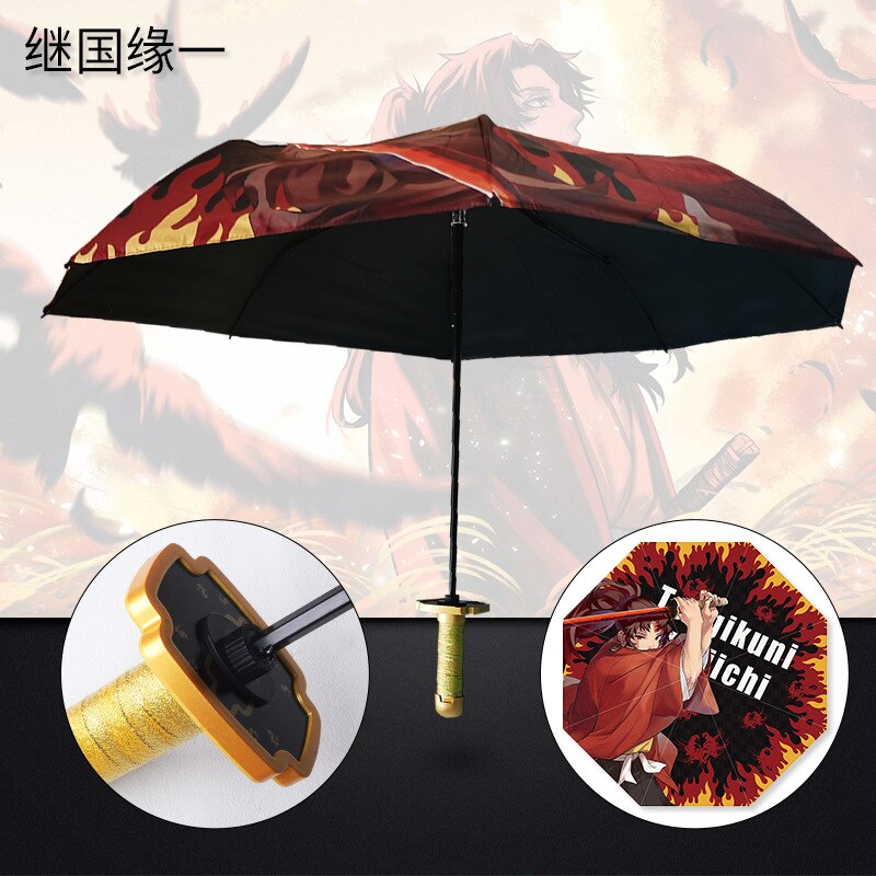 Demon Slayer-Inspired Umbrellas