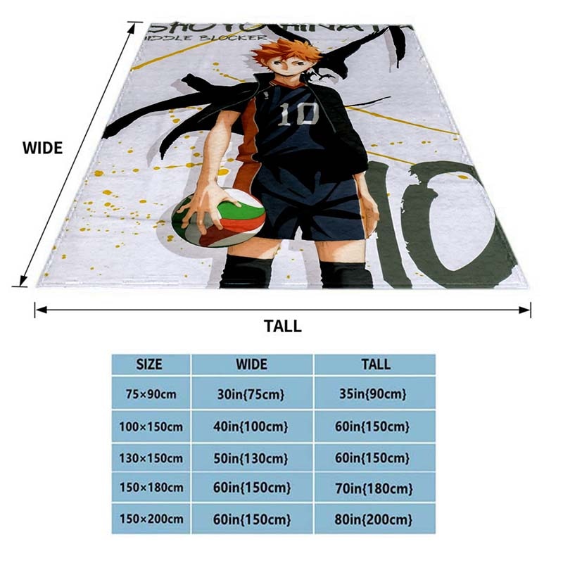 Haikyuu Coral Fleece Plush Blankets