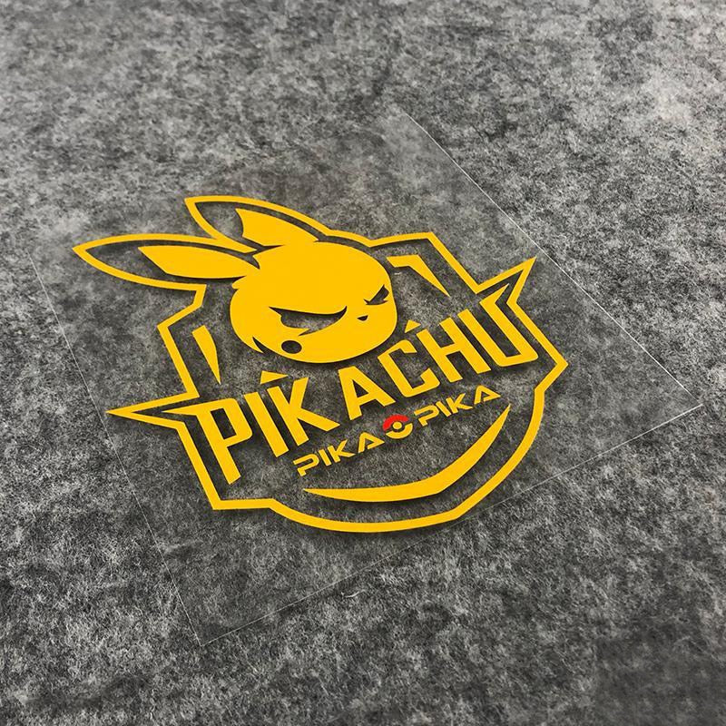 Pikachu Electric Car Decoration Stickers