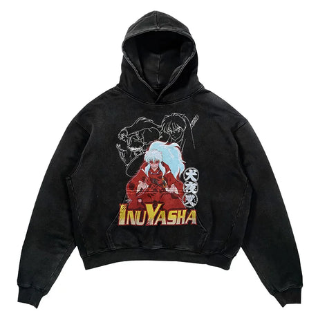 This hoodie is a wearable piece of art, showcasing your favorite characters. | If you are looking for more Inuyasha Merch, We have it all! | Check out all our Anime Merch now!