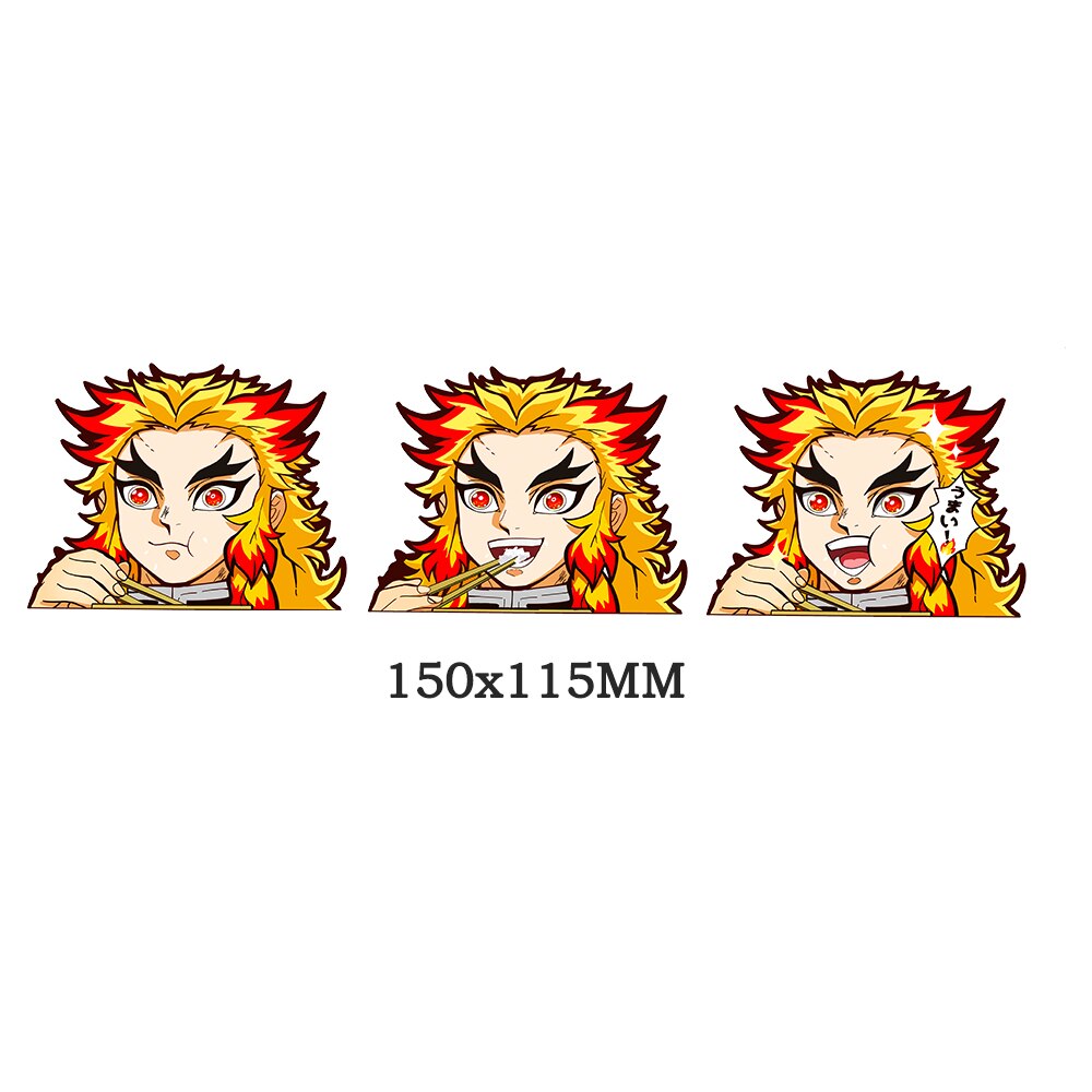 Blazing Flames: Kyoujuro Rengoku Demon Slayer Motion Stickers