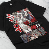 Here at Everythinganimee we have the best anime shirts in the world.
Step into the world of Noor with this striking Red Deadly Tee. Featuring bold artwork and intense detailing, this design captures Noor's fierce presence, blending anime-style precision with a touch of mystery.