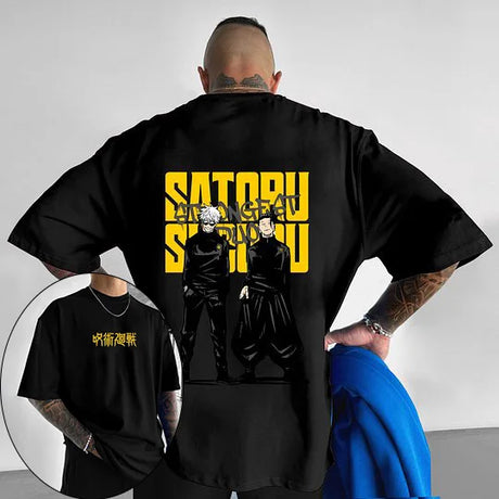 This tee captures the magic of Gojo & Geto. If you're looking for more Jujutsu Kaisen merch,we have it all! Check out our anime merch now—free shipping!