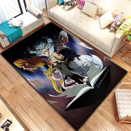 Upgrade & Customize you favorite space with out new Death Note characters Carpet| If you are looking for more Death Note Merch, We have it all! | Check out all our Anime Merch now!