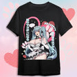 Here at Everythinganimee we have the best anime shirts in the world.
Get whisked away into the world of Nikke with this charming Maid Privaty Tee. Featuring the alluring character in a detailed maid outfit, this shirt captures the playful and cheeky energy of the anime. 