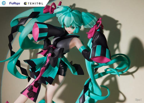 The figurine captures Miku, with her signature twin tails unfurling like ribbons of aqua silk. If you are looking for more Hatsune Miku Merch, We have it all! | Check out all our Anime Merch now!