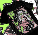 Here at Everythinganimee we have the best anime shirts in the world. Step into the world of Demon Slayer with this captivating Nezuko T-shirt.