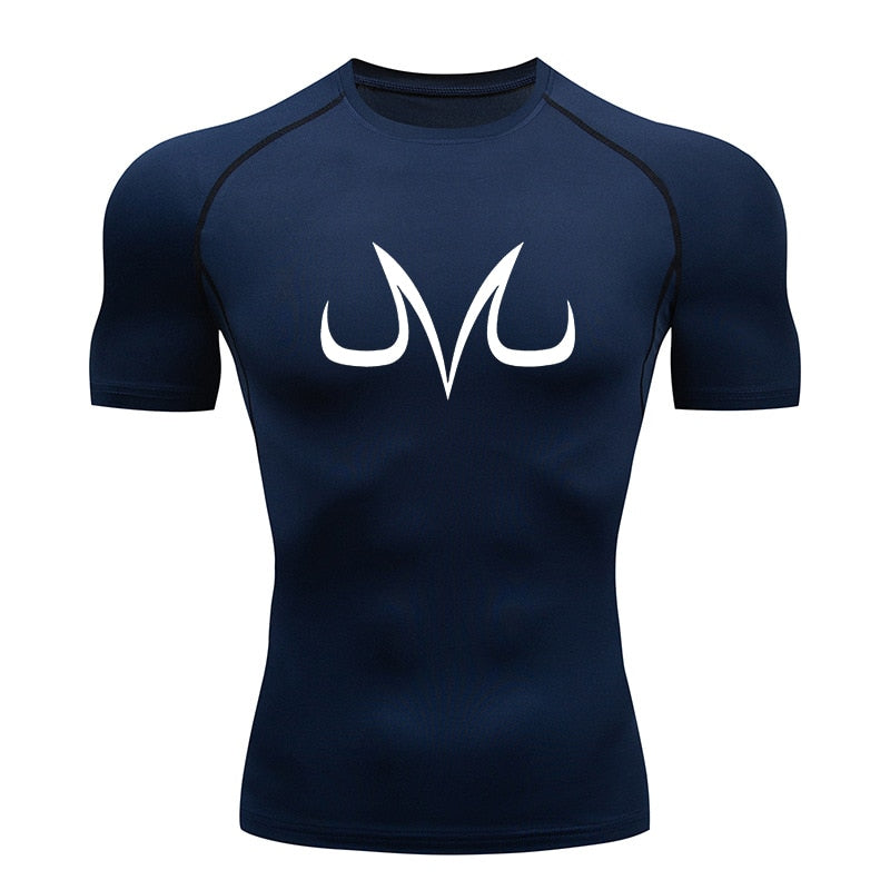 Dragon Ball Z Majin Vegeta Compression Shirt - Quick Dry Athletic Tees