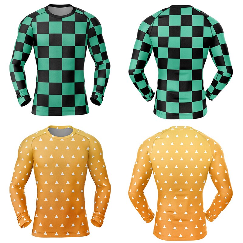 Demon Slayer Long Sleeve Compression Shirts