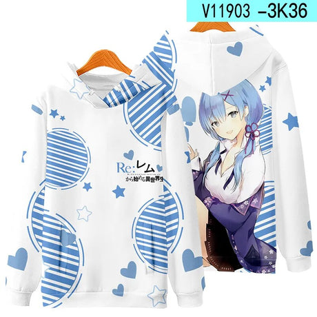 This hoodie embodies the spirit of adventure in the world of Re:Zero. If you are looking for more Re:Zero Merch, We have it all! | Check out all our Anime Merch now! 