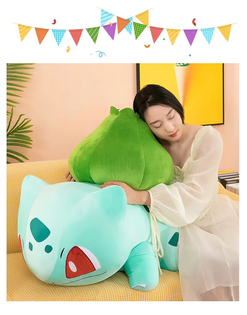 Collect you very own pillow. Show of your love with our Bulbasaur Anime Pillow | If you are looking for more Bulbasaur Merch, We have it all! | Check out all our Anime Merch now!