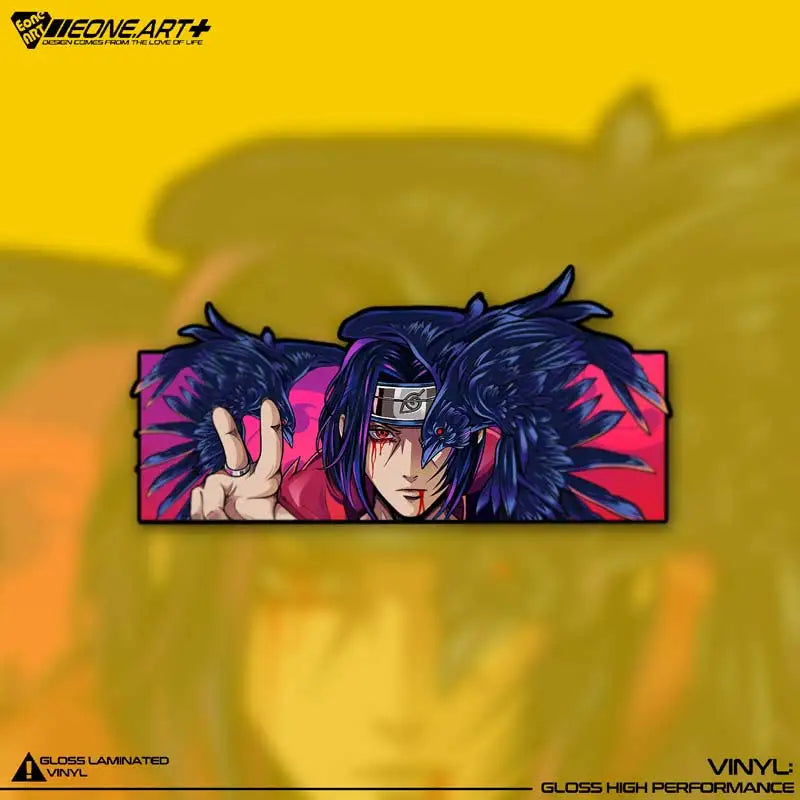  Each sticker captures the essence of Itachi Uchiha in a striking visual style. If you are looking for more Naruto Merch, We have it all! | Check out all our Anime Merch now!