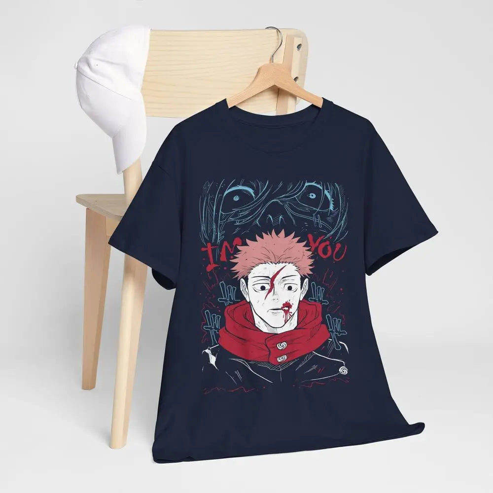 Immerse yourself in this striking Okarun  Tee, perfect for anime fans Looking for more Dandadan merch? Explore our full collection of anime merch now!