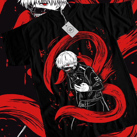 This tee celebrate the spirit of the Ken that ensures comfort. If you are looking for Tokyo Ghoul Merch, We have it all! | check out all our Anime Merch now!