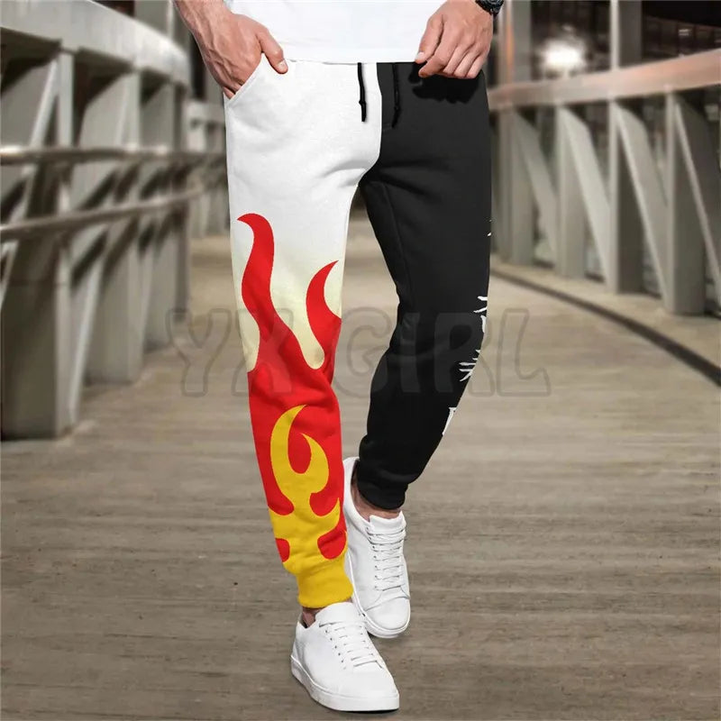 DemonStride - Sports Pants: Unleash the Slayer Within!