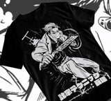 Here at Everythinganimee we have only the best anime merch! Free Global Shipping.
Step into the world of Jujutsu Kaisen with this exclusive Nanami Kento T-shirt.