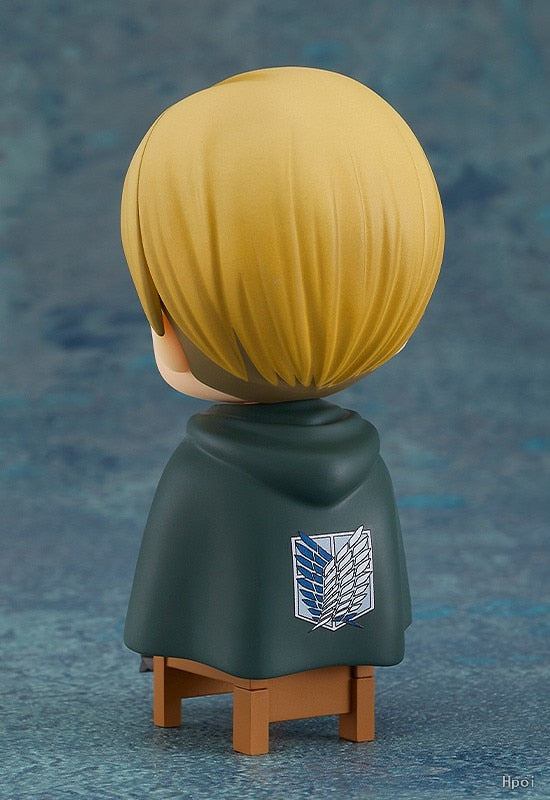 This figurine shows Erwin intense blue eyes & iconic Survey Corps cloak. If you are looking for more Attack On Titan Merch, We have it all! | Check out all our Anime Merch now!