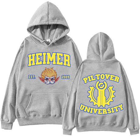 Immerse yourself in this Heimerdinger hoodies, perfect for anime fans. Looking for more Arcane merch? Explore our full collection of anime merch now!