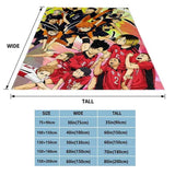 Haikyuu Coral Fleece Plush Blankets