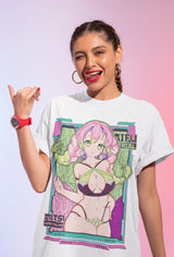 Here at Everythinganimee we only have the best shirts in the world! Celebrate your love for Demon Slayer with this vibrant Mitsuri T-Shirt, perfect for any anime enthusiast.