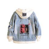 Attack on Titan Hooded Jeans Jacket