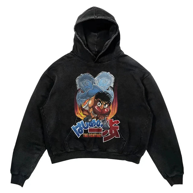 Get in style this winter with our Hajime no Ippo Washed Hoodies! Here at Everythinganimee we have only the best anime merch in the world! Free Global shipping