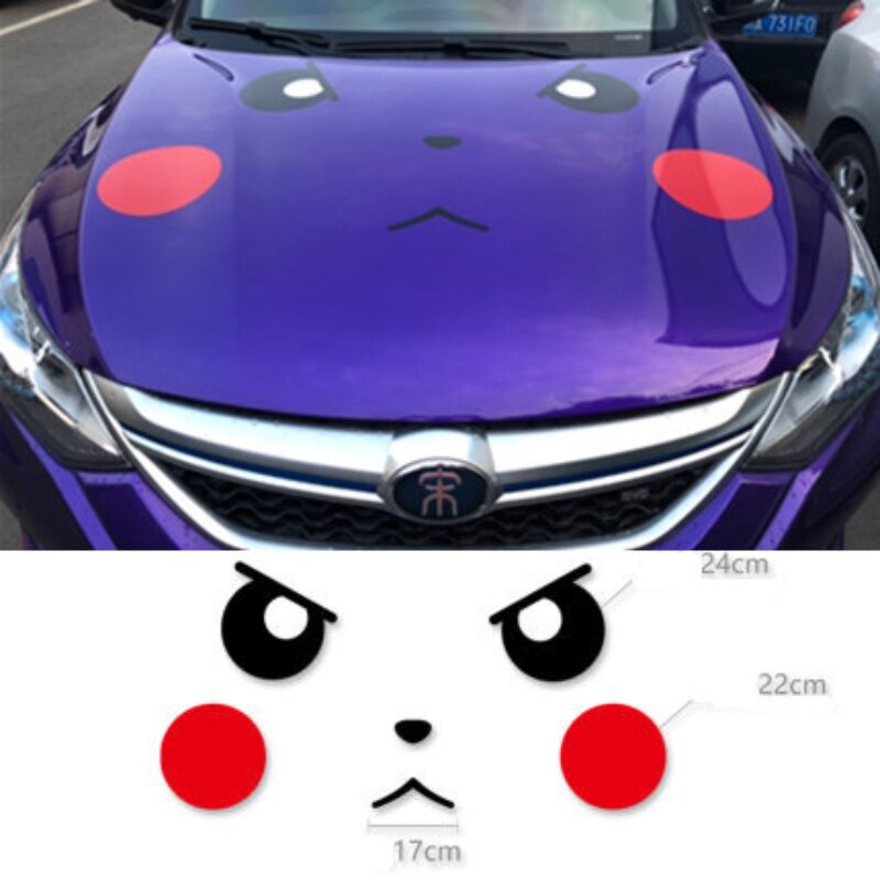 Pokémon Pikachu Face Stickers