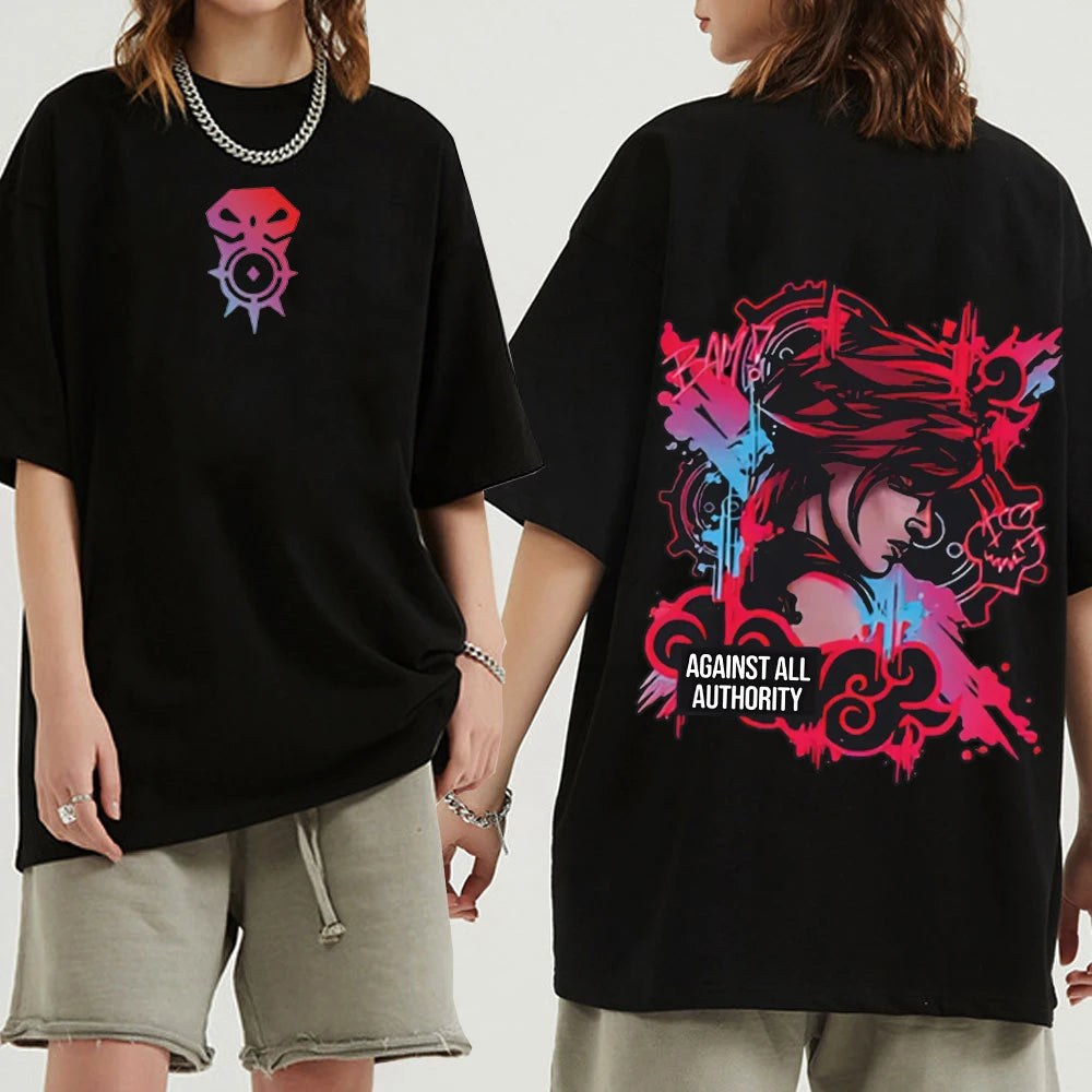 Immerse yourself in this Arcane characters tees, perfect for anime fans. Looking for more Arcane merch? Explore our full collection of anime merch now!