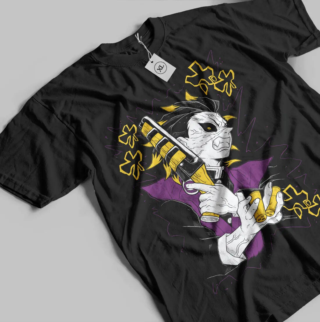 Immerse yourself in this striking Genya Tee, perfect for any Genya fan. Looking for more Demon Slayer merch? Explore our full collection of anime merch now!