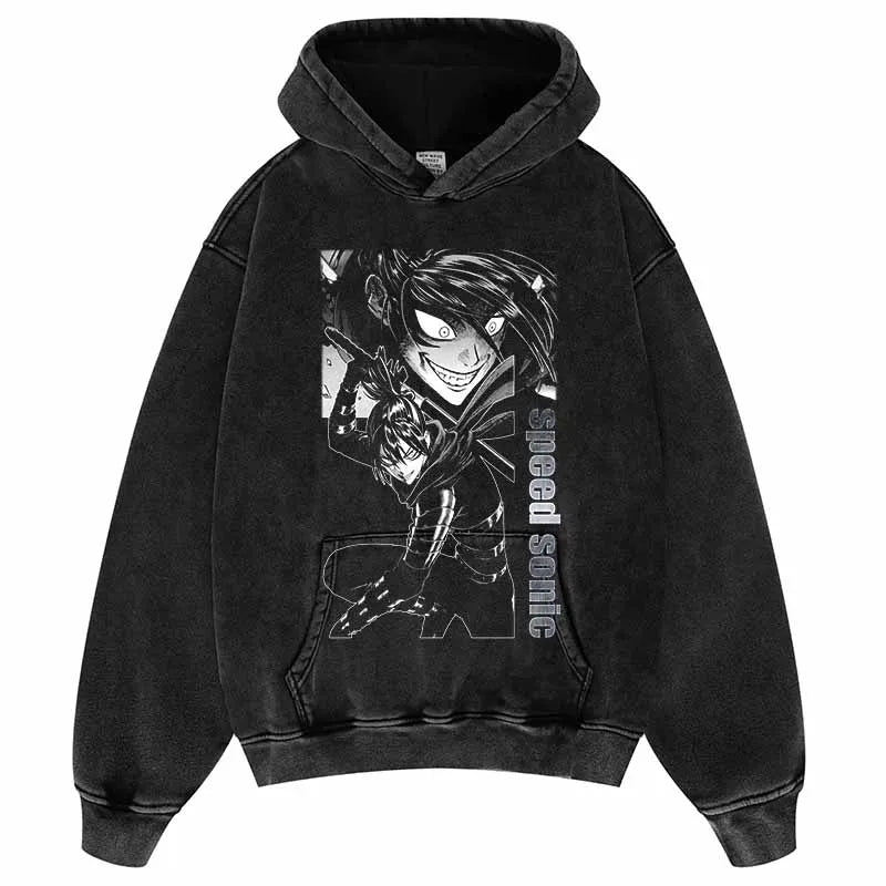 This hoodie celebrates the beloved One Man Series, ideal for both Autumn & Winter. | If you are looking for more  One Man Punch Merch, We have it all! | Check out all our Anime Merch now!