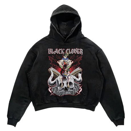 This hoodie is your next essential armor in the battle against mundane attire. If you are looking for more  Black Clover Merch, We have it all! | Check out all our Anime Merch now! 