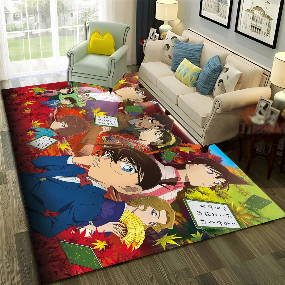 Upgrade & Customize you favorite space with out new  Case Closed Carpet | If you are looking for more Case Closed Merch, We have it all! | Check out all our Anime Merch now!