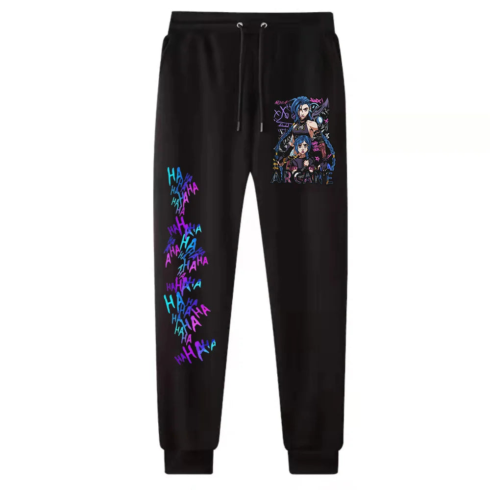 Immerse yourself in this Arcane Sweatpants, perfect for anime fans. Looking for more Arcane merch? Explore our full collection of anime merch now!