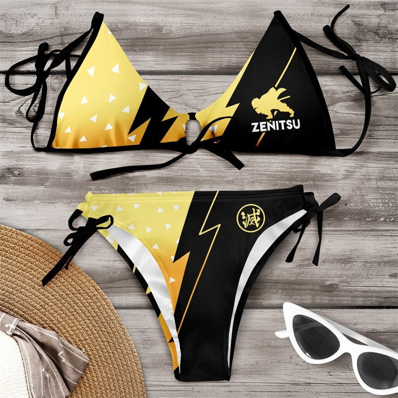 Become the hottest around with our awesome Demon Slayer Bikinis | If you are looking for more Demon Slayer Merch, We have it all! | Check out all our Anime Merch now!