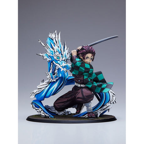 Pre Sale Anime Demon Slayer Kamado Tanjirou 1/8 Action Figure Original Hand Made Toy Peripherals Collection Gifts for Kids 19Cm, everythinganimee